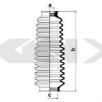 Пыльник рулевой рейки GKN-SPIDAN 83518