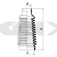 Пыльник рулевой рейки GKN-SPIDAN 83532