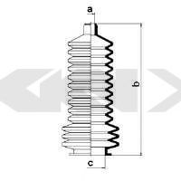 Пыльник рулевой рейки GKN-SPIDAN 83539