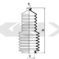 Пыльник рулевой рейки GKN-SPIDAN 83543