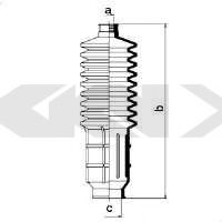 Пыльник рулевой рейки GKN-SPIDAN 83556