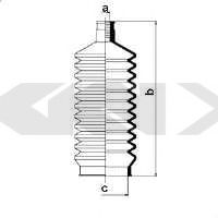 Пыльник рулевой рейки GKN-SPIDAN 83584
