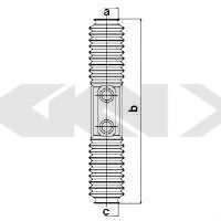 Пыльник рулевой рейки GKN-SPIDAN 83591