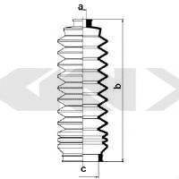 Пыльник рулевой рейки GKN-SPIDAN 83594