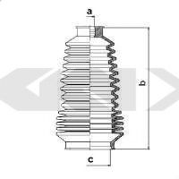 Пыльник рулевой рейки GKN-SPIDAN 83597