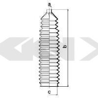 Пыльник рулевой рейки GKN-SPIDAN 83600