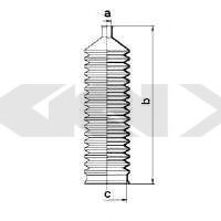 Пыльник рулевой рейки GKN-SPIDAN 83601