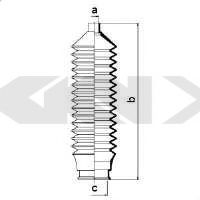 Пыльник рулевой рейки GKN-SPIDAN 83602
