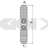 Пыльник рулевой рейки GKN-SPIDAN 83604