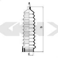 Пыльник рулевой рейки GKN-SPIDAN 83645