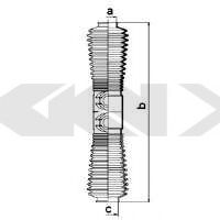 Пыльник рулевой рейки GKN-SPIDAN 83651
