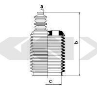 Пыльник рулевой рейки GKN-SPIDAN 83655