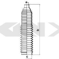 Пыльник рулевой рейки GKN-SPIDAN 83686