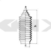 Пыльник рулевой рейки GKN-SPIDAN 83692