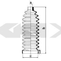 Пыльник рулевой рейки GKN-SPIDAN 83704