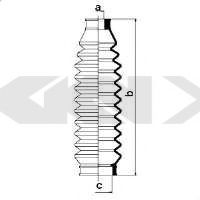 Пыльник рулевой рейки GKN-SPIDAN 83734