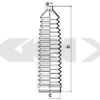 Пыльник рулевой рейки GKN-SPIDAN 83760