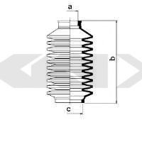 Пыльник рулевой рейки GKN-SPIDAN 83762