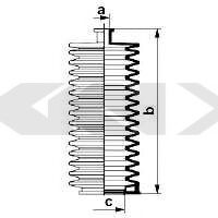 Пыльник рулевой рейки GKN-SPIDAN 83780