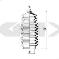 Пыльник рулевой рейки GKN-SPIDAN 83817