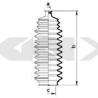 Пыльник рулевой рейки GKN-SPIDAN 83820