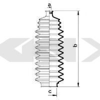Пыльник рулевой рейки GKN-SPIDAN 83821