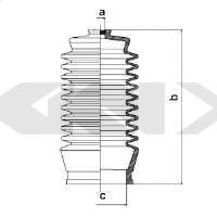 Пыльник рулевой рейки GKN-SPIDAN 83824