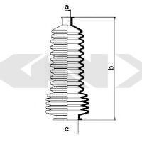 Пыльник рулевой рейки GKN-SPIDAN 83828
