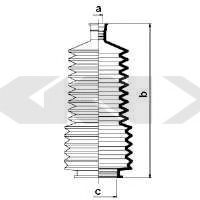 Пыльник рулевой рейки GKN-SPIDAN 83833