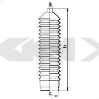 Пыльник рулевой рейки GKN-SPIDAN 83835