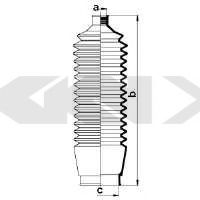 Пыльник рулевой рейки GKN-SPIDAN 83836