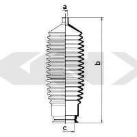 Пыльник рулевой рейки GKN-SPIDAN 83841