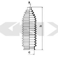 Пыльник рулевой рейки GKN-SPIDAN 83842