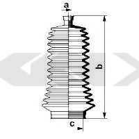 Пыльник рулевой рейки GKN-SPIDAN 83846
