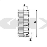 Пыльник рулевой рейки GKN-SPIDAN 83856