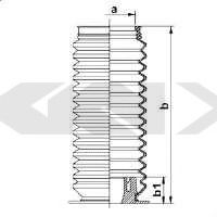 Пыльник рулевой рейки GKN-SPIDAN 83858