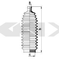 Пыльник рулевой рейки GKN-SPIDAN 83859