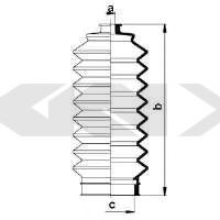 Пыльник рулевой рейки GKN-SPIDAN 83860