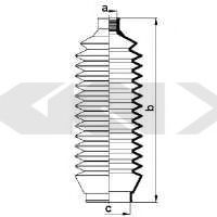 Пыльник рулевой рейки GKN-SPIDAN 83863