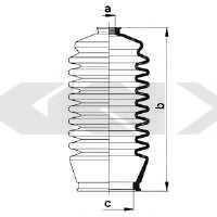 Пыльник рулевой рейки GKN-SPIDAN 83866