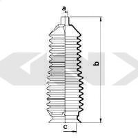 Пыльник рулевой рейки GKN-SPIDAN 83872