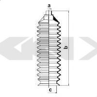 Пыльник рулевой рейки GKN-SPIDAN 83878