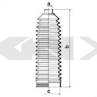 Пыльник рулевой рейки GKN-SPIDAN 83879