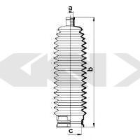 Пыльник рулевой рейки GKN-SPIDAN 83880