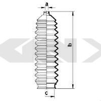 Пыльник рулевой рейки GKN-SPIDAN 83900