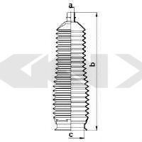 Пыльник рулевой рейки GKN-SPIDAN 83905