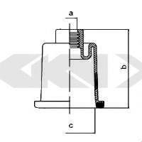 Пыльник рулевой рейки GKN-SPIDAN 83922