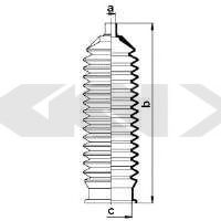 Пыльник рулевой рейки GKN-SPIDAN 83923