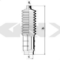Пыльник рулевой рейки GKN-SPIDAN 83927
