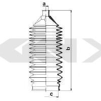 Пыльник рулевой рейки GKN-SPIDAN 83938